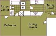 1BR/1BA