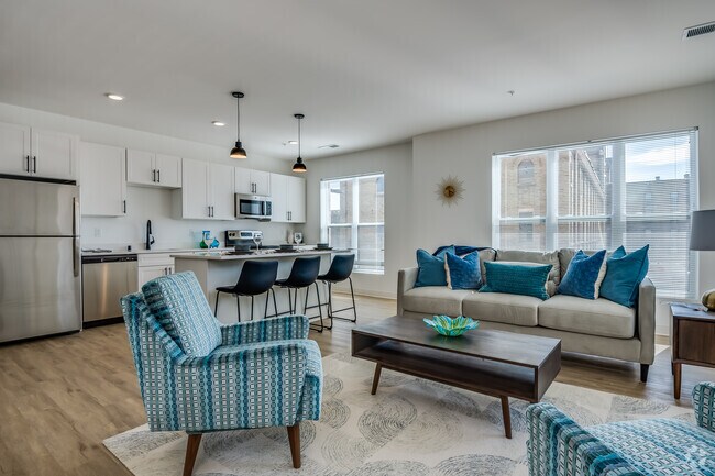 2BR, 2BA - 1,291SF - Livingroom
