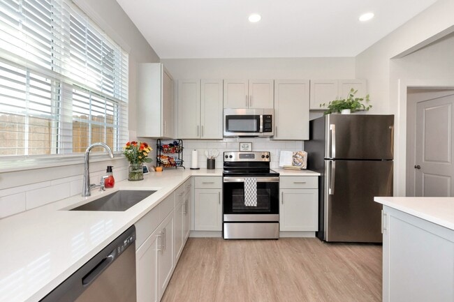Spacious Kitchen Layout with Natural Light