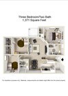 3BR/2BA
