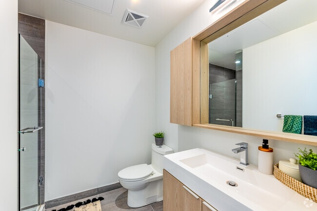 2BR, 2BA - 832 SF - Bathroom - 77 & 99 Gerrard West