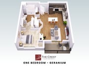 Geranium Floor Plan 3D