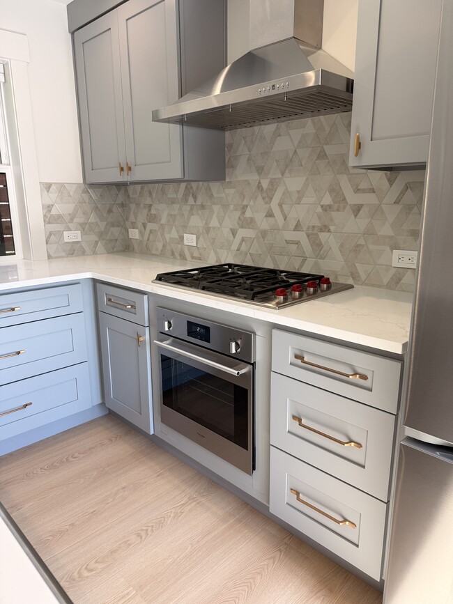 Kitchen oven and stovetop