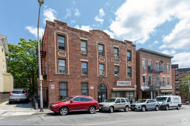 Classic Red Brick Exterior Facade - 160 Palisade Ave