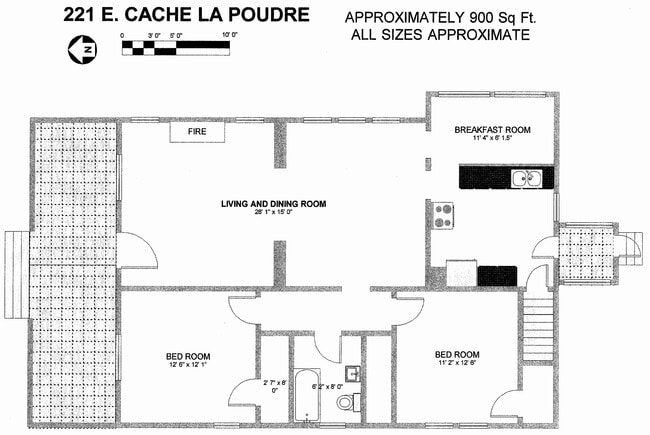 PLANTA PRINCIPAL - 221 E Cache La Poudre St