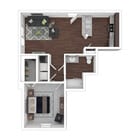 Mesa 1 BR 1 BA | 665 sf