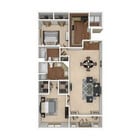 G floor plan Deerwood Apartments