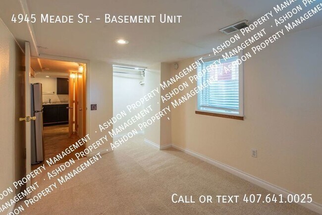 Photo - 1 Bed 1 Bath Bottom Unit For Rent in Denver! Unidad Basement