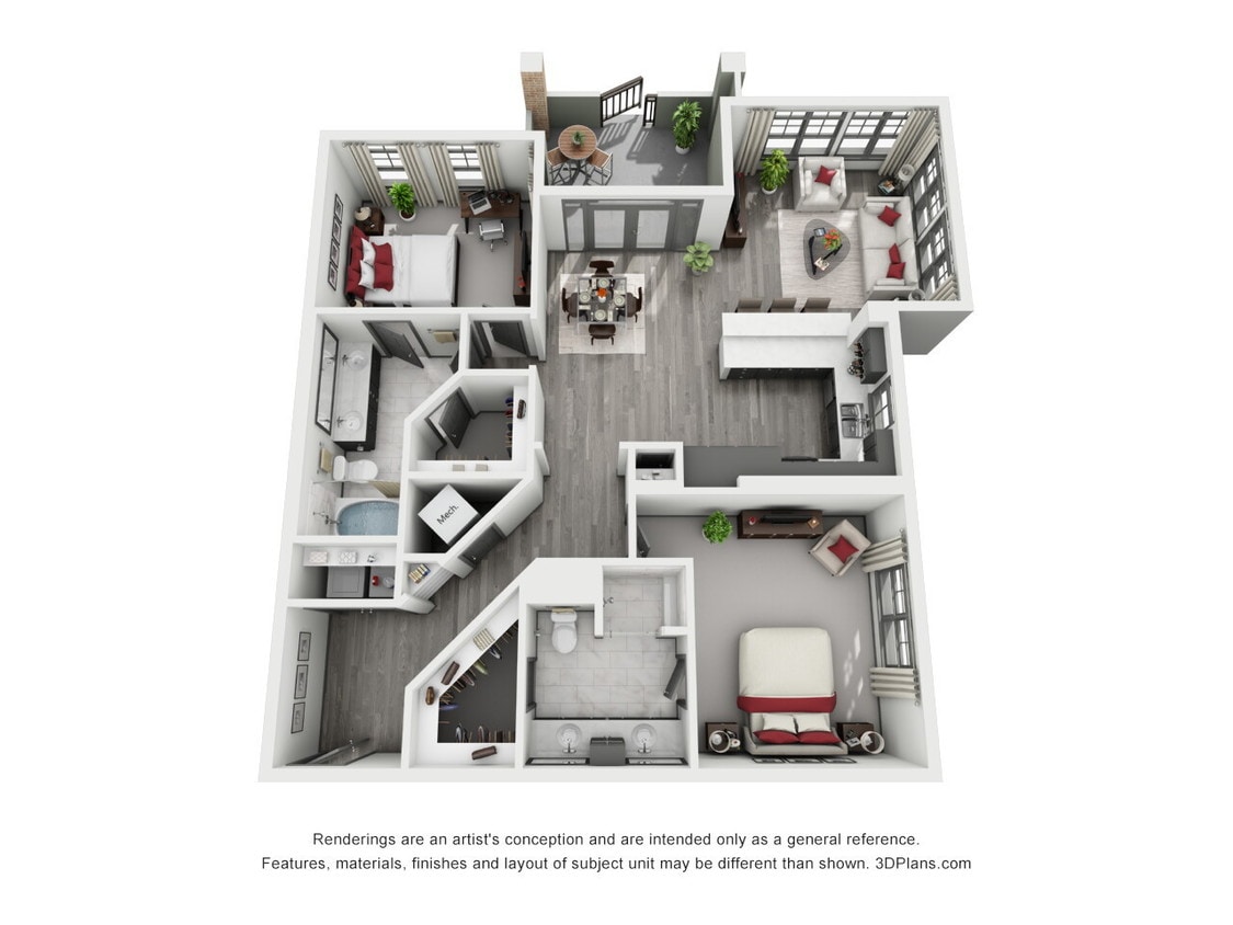 Floor Plan - Marcassin