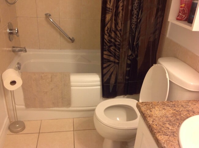 clean bathroom with tub & shower - 6483 Edinburgh St