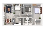 3 Bedroom at Enclave at North Point