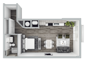 S1 floor plan 850 Living