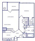 1BR/1BA