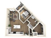 Horizon floor plan Apollo Apartments