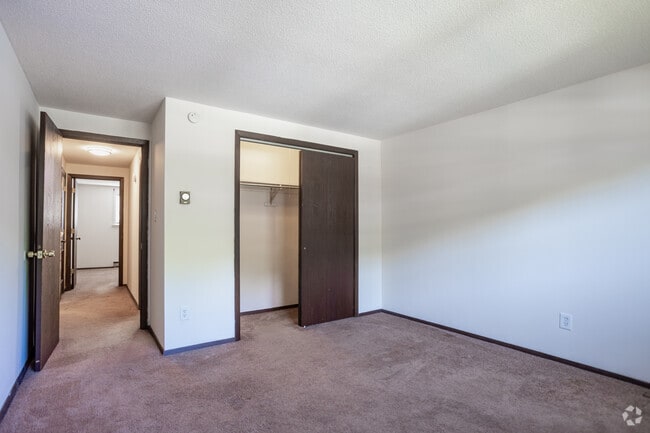 Large closet in bedroom
