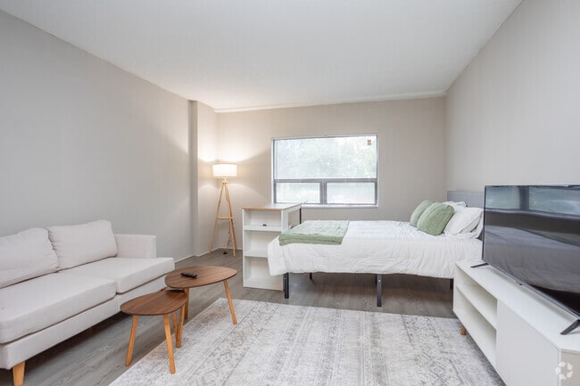 1BR, 1BA - 350SF Sa1 Studio - Living Area - Westgrove Tower Condominiums