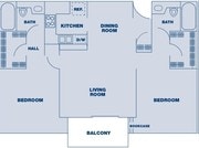 2BR/2BA