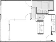 Verona 1x1 floor plan PR SM Verona LLC