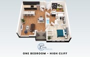 Plano del piso del acantilado alto