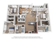 C2 Reynolds_3Bed_2Bath_1455 Sq Ft