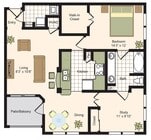 D | 1X1 | 1016 sq ft