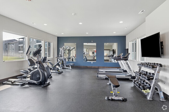 Fitness Center - Crown Pointe Apartments