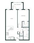 A1J floor plan The Hartley at Blue Hill