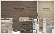 Davidson floor plan Ayrsley Lofts