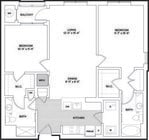 2B.1 floor plan Esplanade at National Harbor