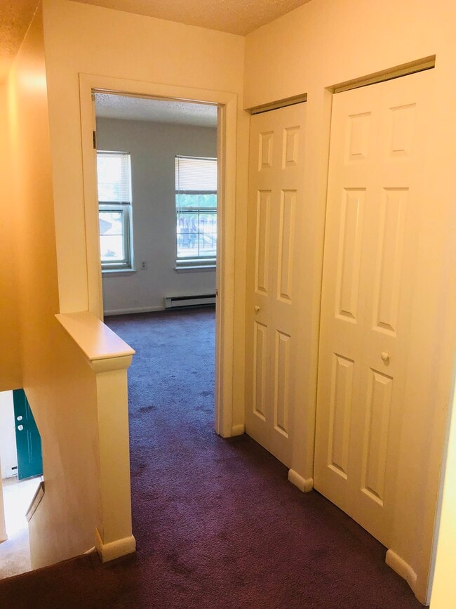 Upstairs Hallway with Closets