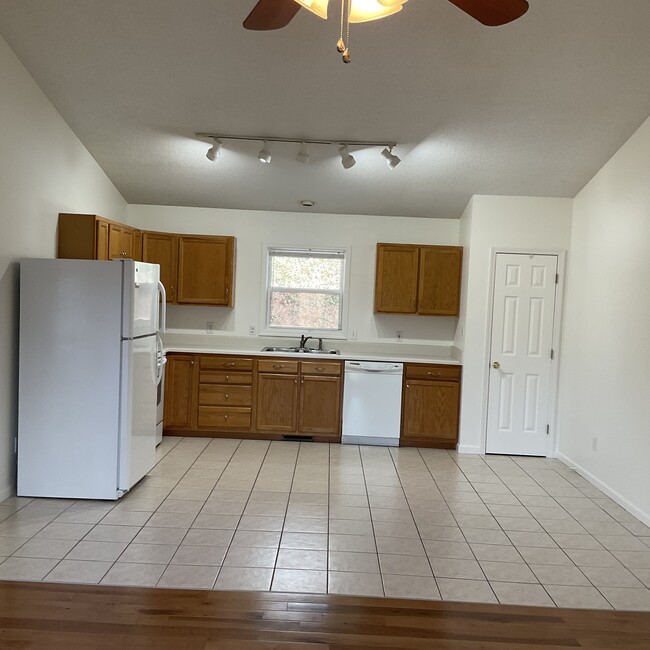 Newly painted walls upstairs.