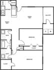 2BR/1.5BA