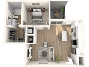 One Bedroom, One Bathroom
