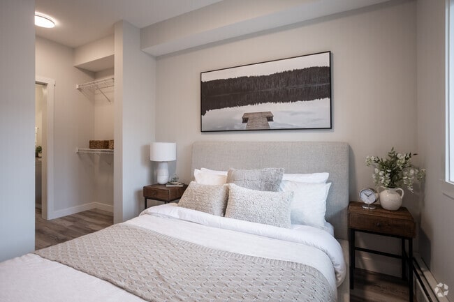 2BR, 2BA - 885SF - First Bedroom - Henday Suites