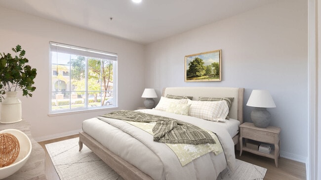 Bedroom with Hard Surface Flooring