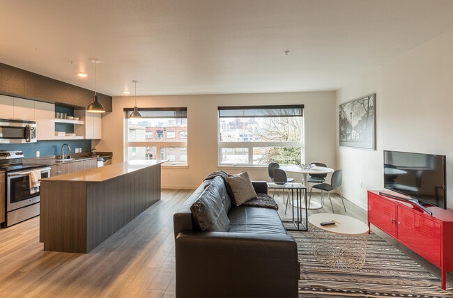 Living Room and Kitchen
