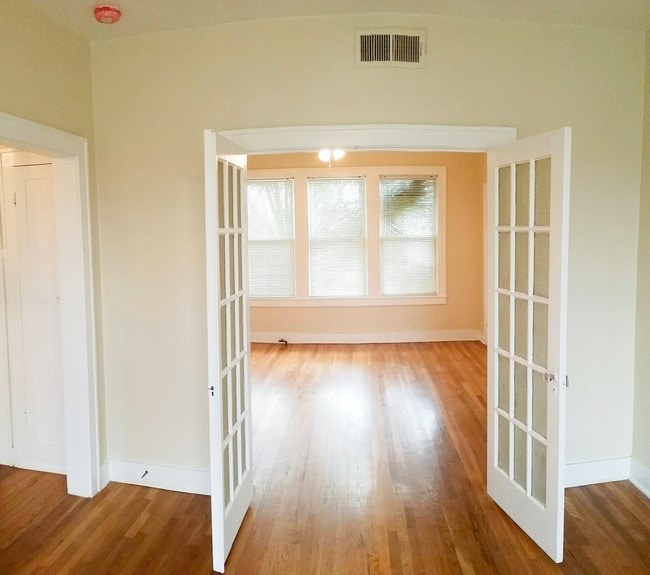 French Doors between Living & Bedroom