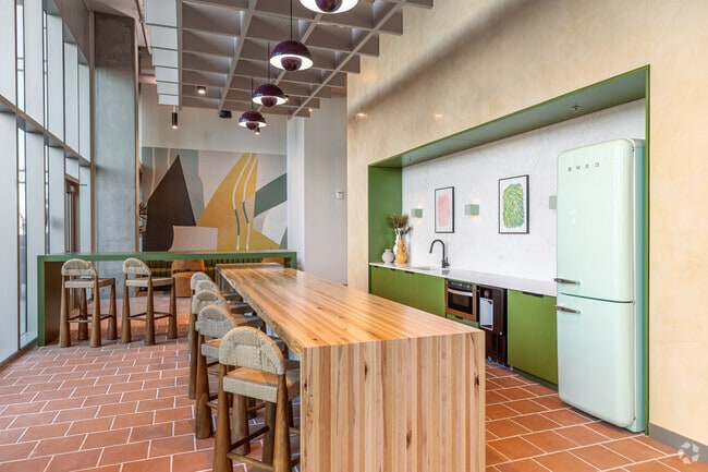 Cocina de la sala de billar