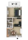 Studio, 400 sqft