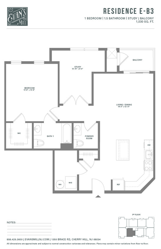 Floor Plan - Residence E-B3