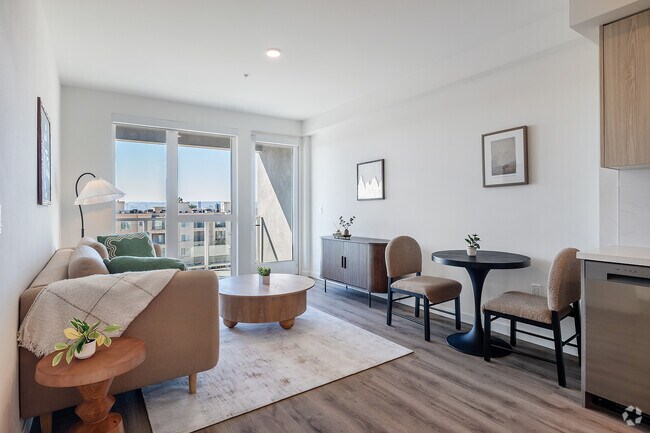 2BR, 1BA - 875SF - Living Room