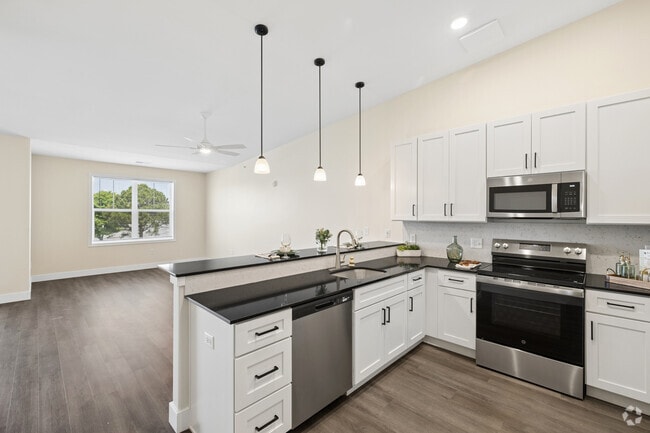 3rd Floor 2BR, 2BA w/ Den - 1,367SF - Kitchen - Edge at Dover