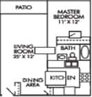 1BR/1BA
