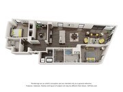 2 Bedroom - 2 Bathroom with Den