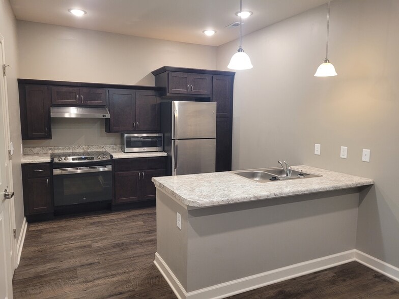 kitchen with stainless appliances