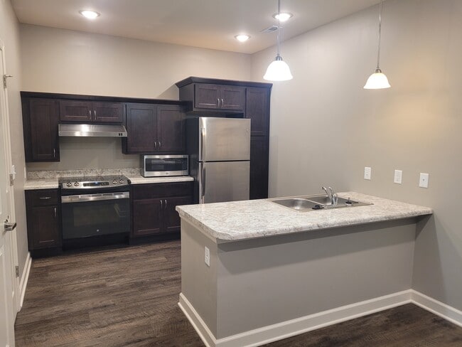 kitchen with stainless appliances