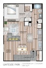 886 Square Feet