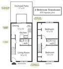 2BR/1.5BA