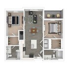 The Everett - 2 Beds, 2 Baths, 913 sq. ft.