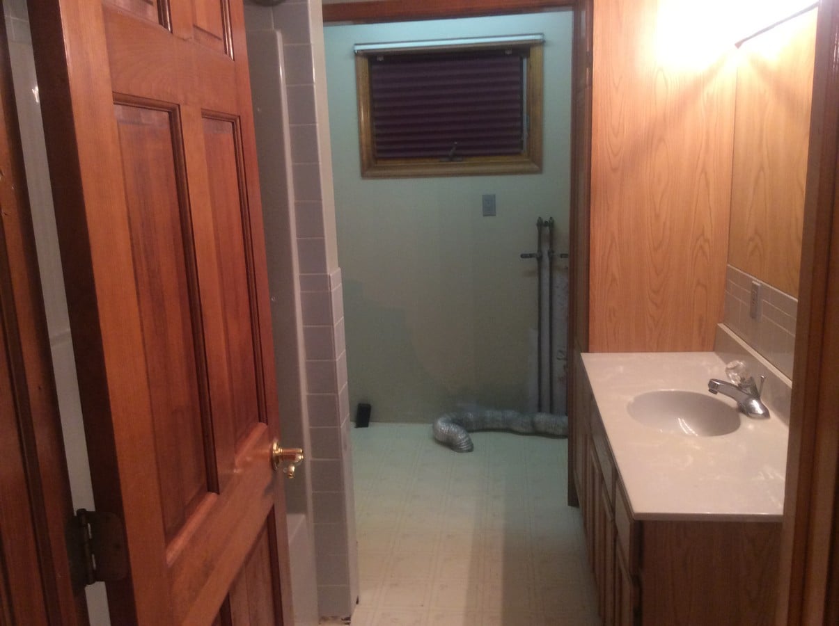 Tile bath w/ washer dryer hook up - 126 Tigue St Unit 2
